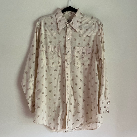 Lee Jeans 80’s Men’s Floral Button-Up Shirt - Picture 1 of 5